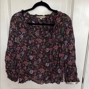 LOFT Women's Floral Blouse